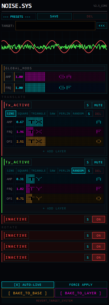 NOISE.SYS UI