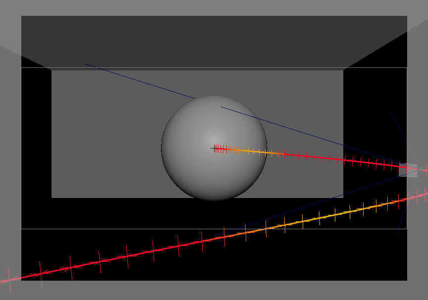 Open gate camera with the show crop region shown in a Maya viewport