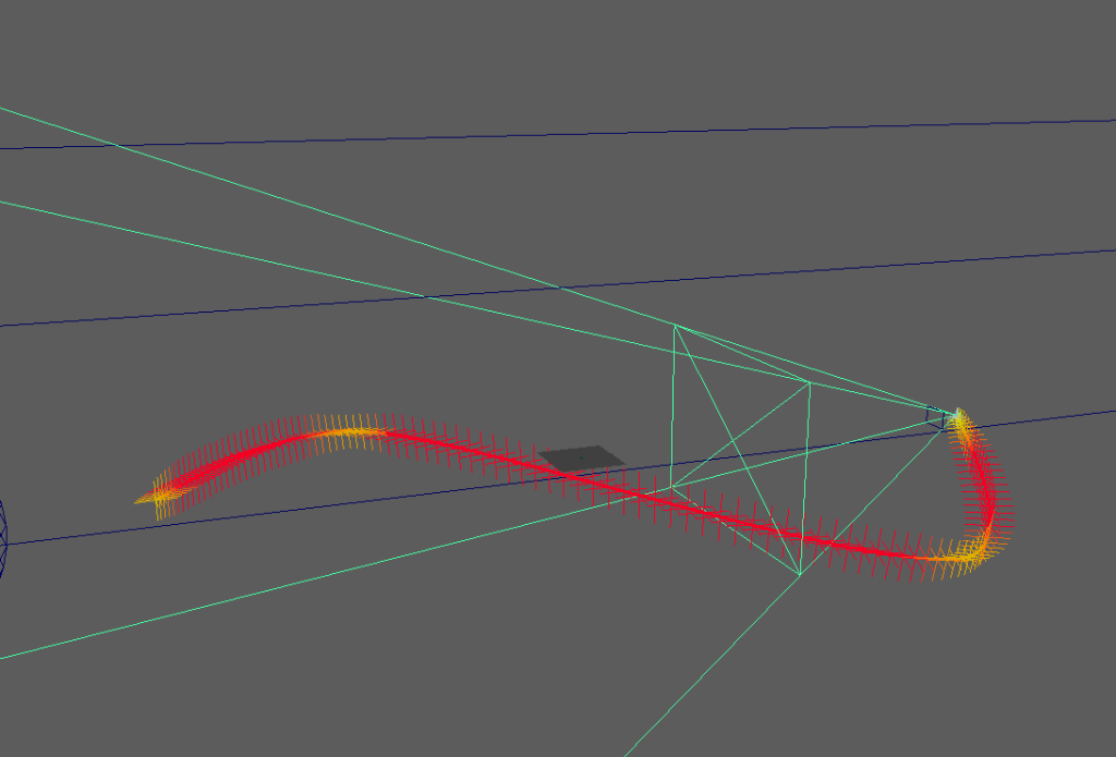Viewport  -  Heat map trail (Acceleration mode)